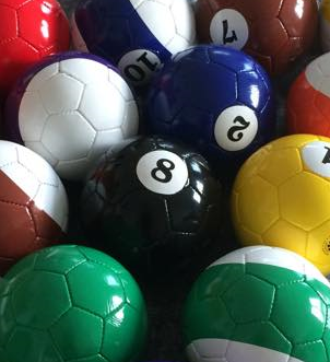 Fodbold Pool bolde 16 stk Special bolde